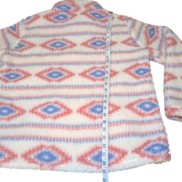 Crane Women’s Aztec Print Fleece Pullover | Size Large - Picture 5 of 6